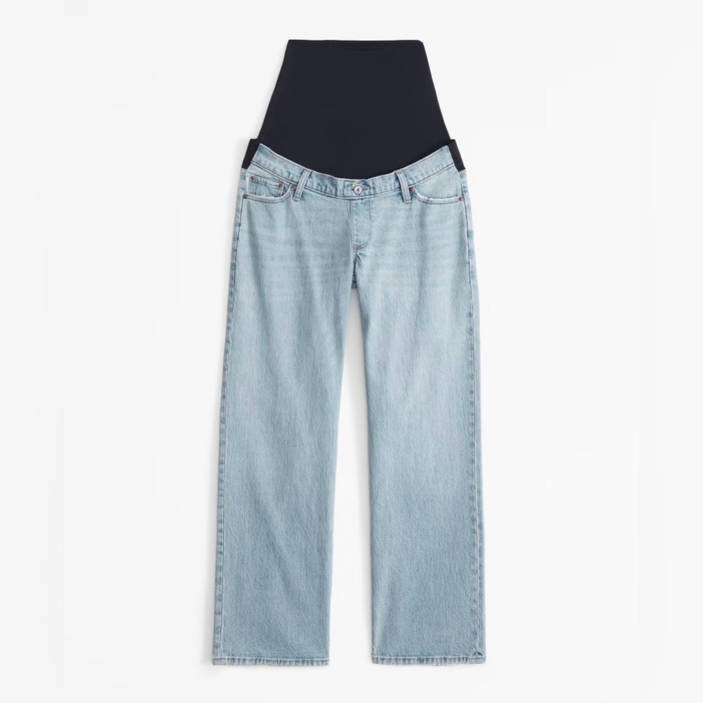 Abercrombie maternity baggy jeans